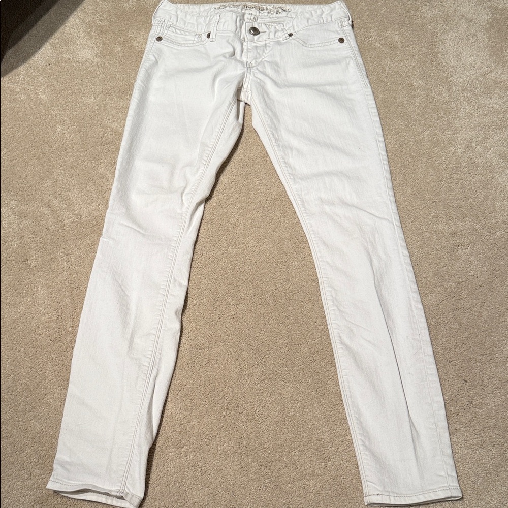 Express Women's White Skinny Jeans